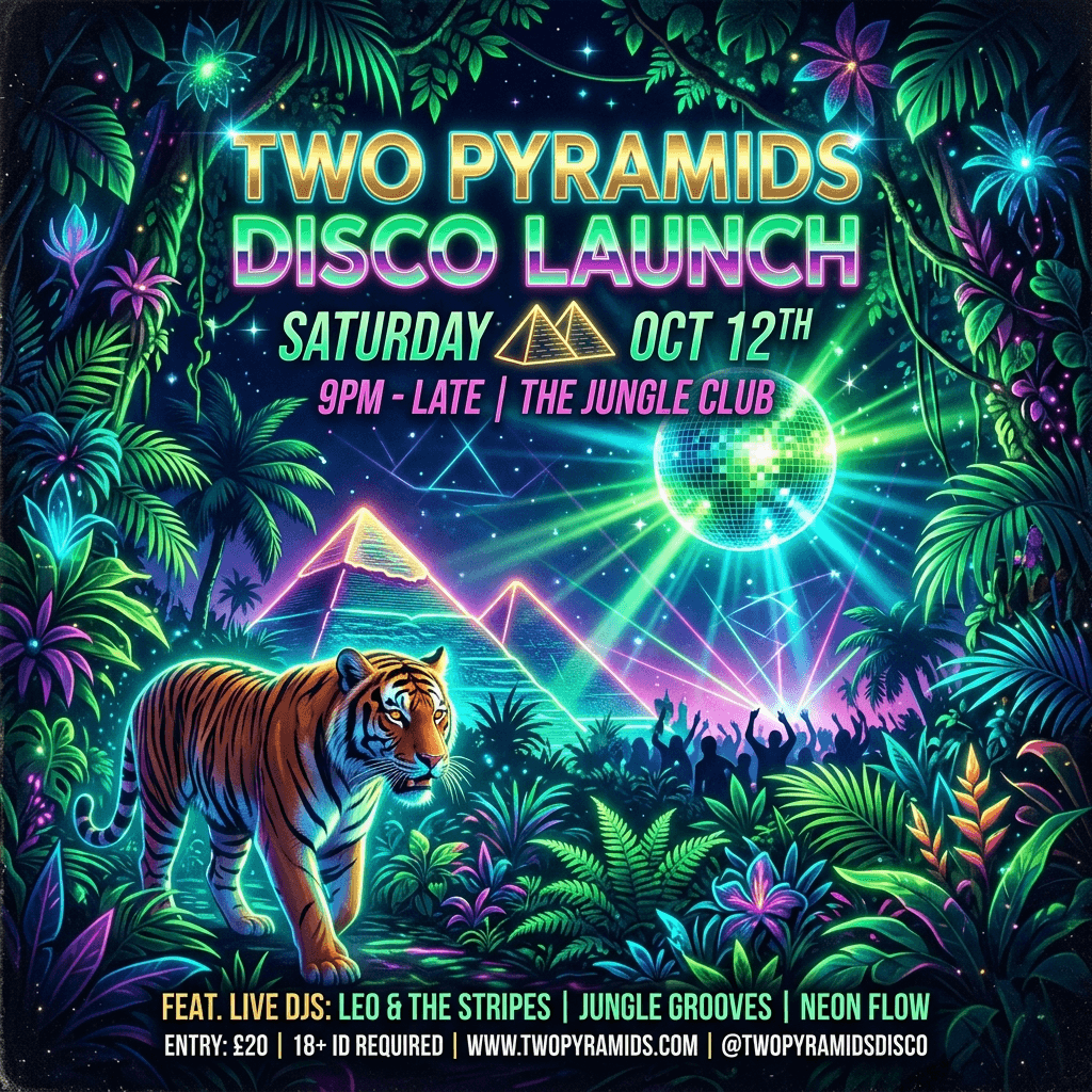 TWO PYRAMIDS DISCO LAUNCH